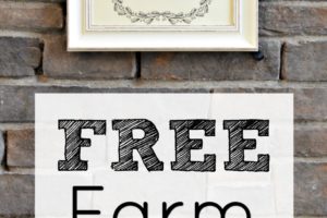 Free Farm House Printables
