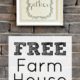 Free Farmhouse Printables