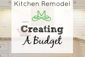 Budgeting for your kitchen remodel