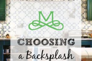 Choosing a backsplash