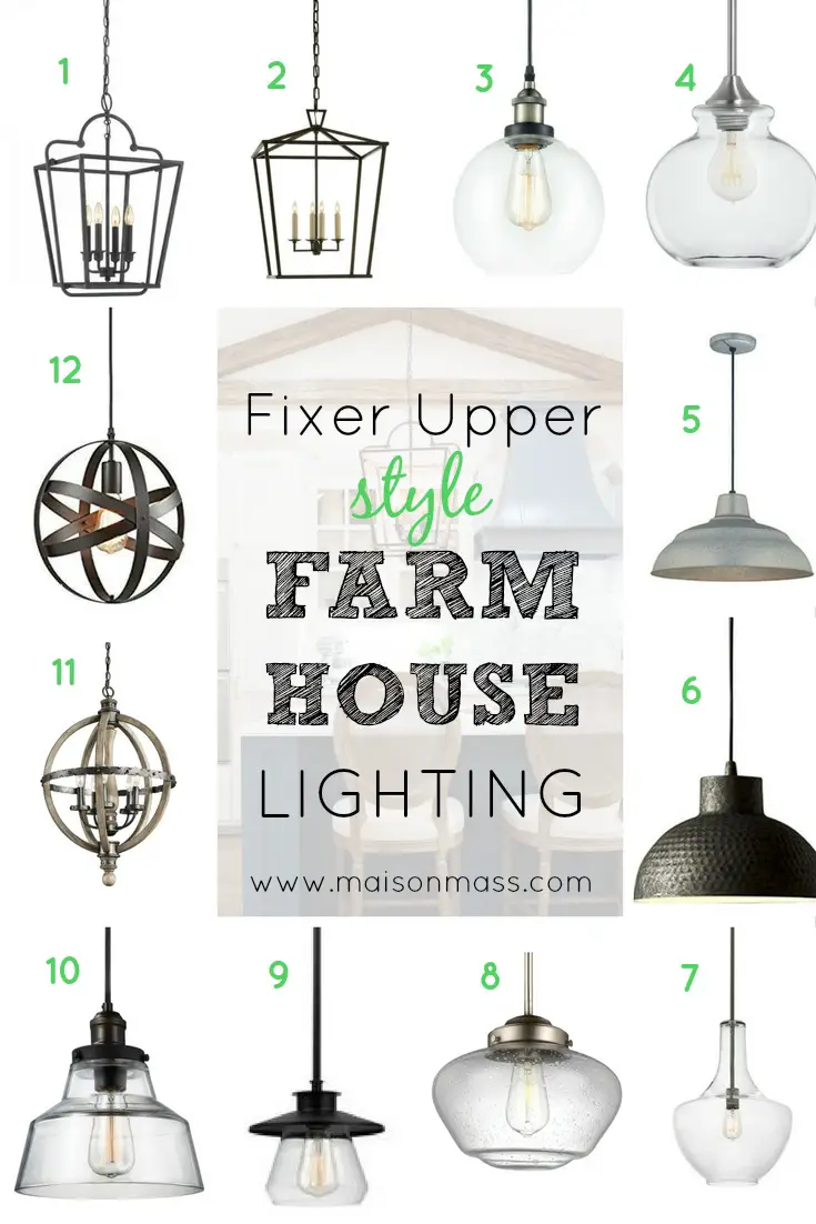 fixer upper kitchen pendant lights