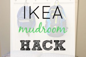 IKEA Mudroom hack
