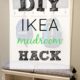 DIY IKEA Mudroom Hack