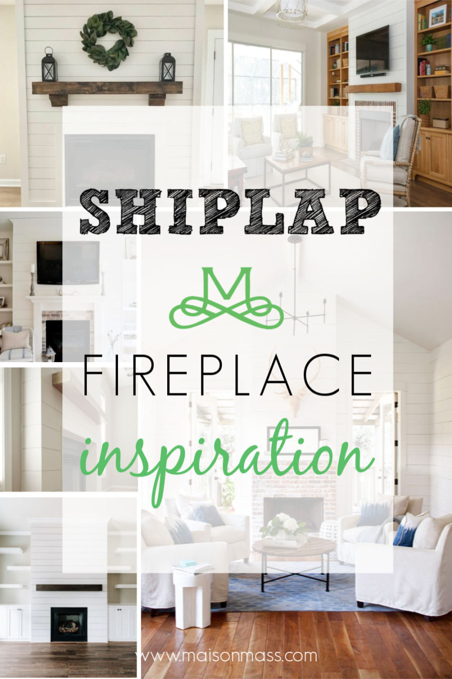 Shiplap Fireplace Inspiration